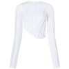 Sami Miro Vintage Long Sleeve Asymmetric T-Shirt