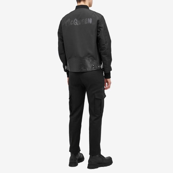 Alexander McQueen Hybrid Leather Jacket