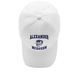 Alexander McQueen Varsity Skull Logo Cap