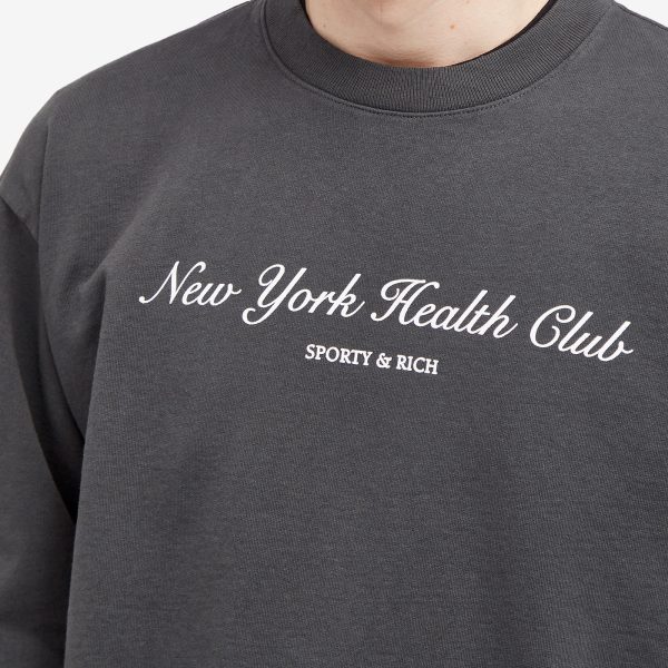 Sporty & Rich NY Health Club Crew Sweat
