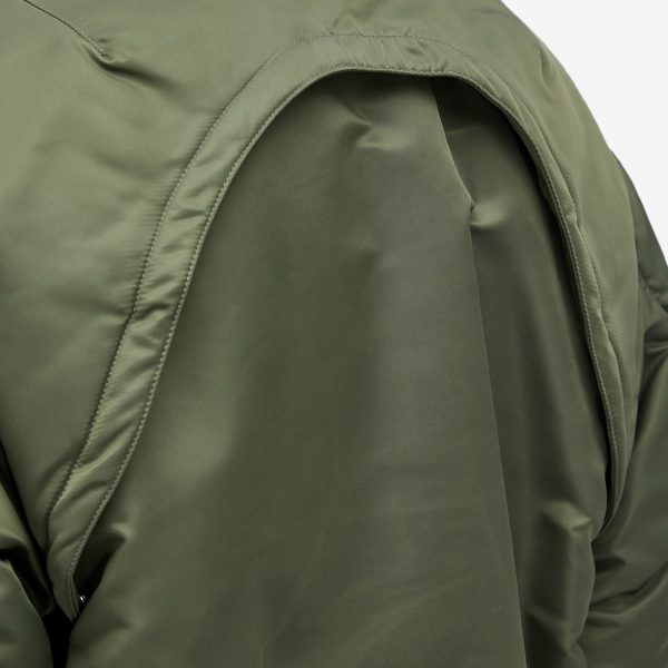 Alexander McQueen Harness Sleeve Bomber jacket