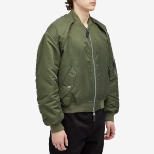 Alexander McQueen Harness Sleeve Bomber jacket