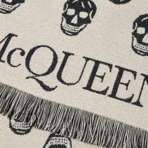 Alexander McQueen Reversible Skull Scarf