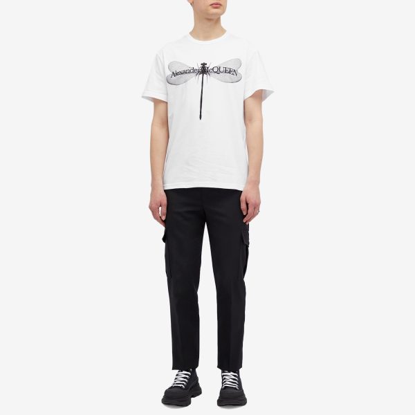 Alexander McQueen Dragonfly Print T-Shirt