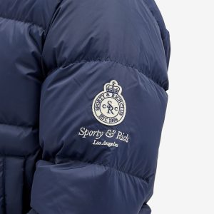 Sporty & Rich Crown LA Puffer Jacket