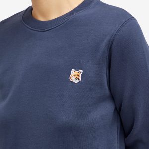 Maison Kitsune Fox Head Patch Regular Sweatshirt