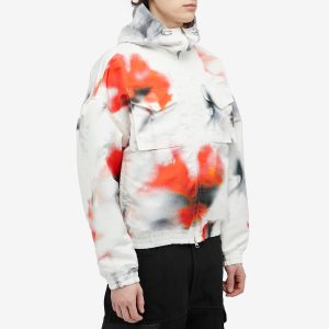 Alexander McQueen Obscured Flower Windbreaker Jacket