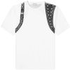 Alexander McQueen Stud Harness Print T-Shirt