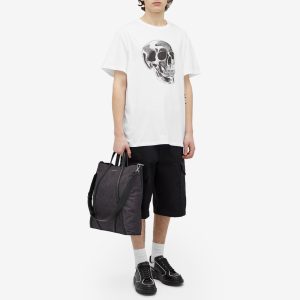 Alexander McQueen Metallic Skull Print T-Shirt