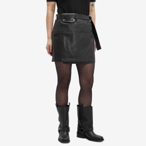 Nanushka Susan Leather Look Mini Skirt