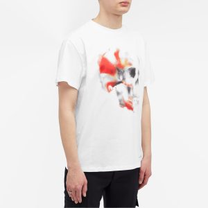 Alexander McQueen Obscured Skull Print T-Shirt