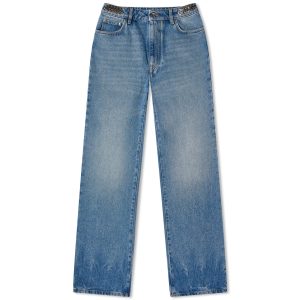 Paco Rabanne Denim Chainmail Jeans