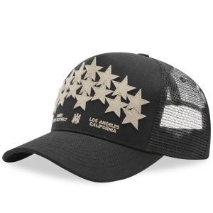 AMIRI Leather Star Trucker Hat