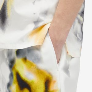Alexander McQueen Obscured Flower Printed Shorts