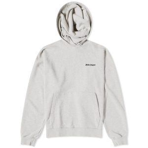 Palm Angels Embroidered Small Logo Popover Hoodie
