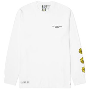 Adidas x MUFC x The Stone Roses Long Sleeve T-Shirt