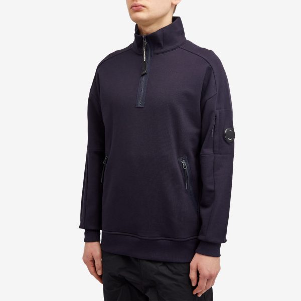 C.P. Company Diagonal Raised Fleece Zipped Sweatshirt