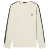 Fred Perry Long Sleeve Contrast Taped Ringer T-Shirt