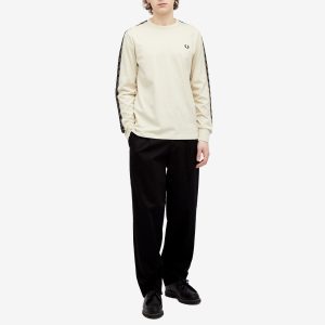 Fred Perry Long Sleeve Contrast Taped Ringer T-Shirt