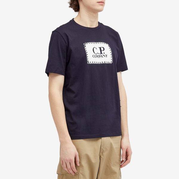 C.P. Company 30/1 Jersey Label Style Logo T-Shirt