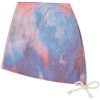 Fiorucci Flower Blur Ruched Mini Skirt