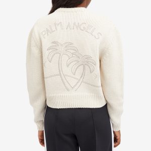 Palm Angels Monogram Stud Sweater