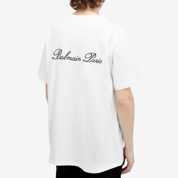 Balmain Signature Logo T-Shirt