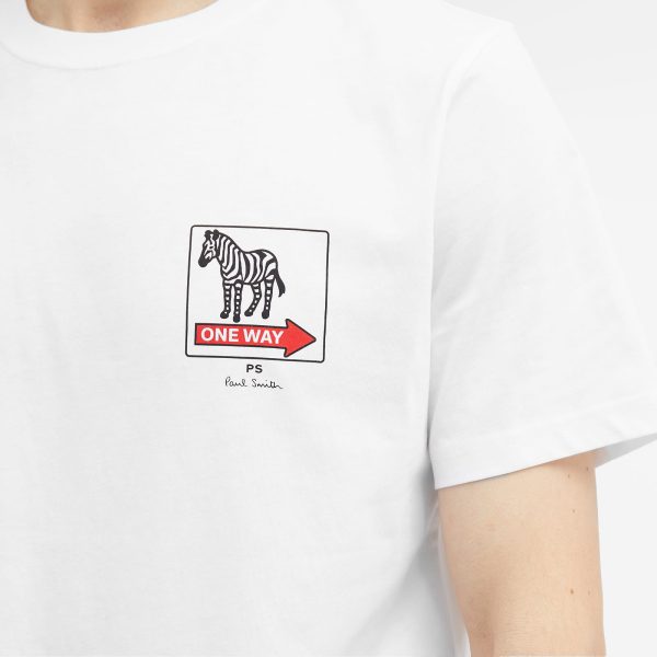 Paul Smith One Way Zebra T-Shirt