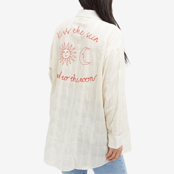 Nudie Jeans Co Monica Embroidered Shirt