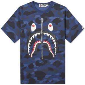 A Bathing Ape Color Camo Shark T-Shirt