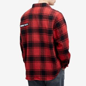 A Bathing Ape Flannel Check Tactical Shirt