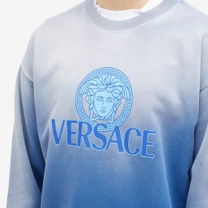 Versace Overdye Medusa Print Crew Sweat
