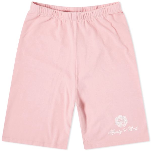 Sporty & Rich Country Crest Biker Cycling Shorts