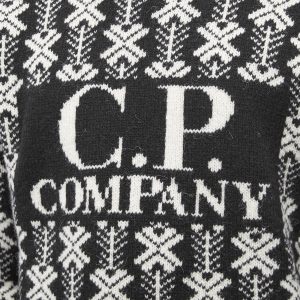 C.P. Company Wool Jacquard Crew Knit