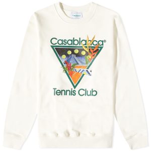 Casablanca Tennis Club Icon Crew Sweat
