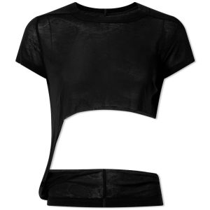 Rick Owens Cropped level T-Shirt cut out