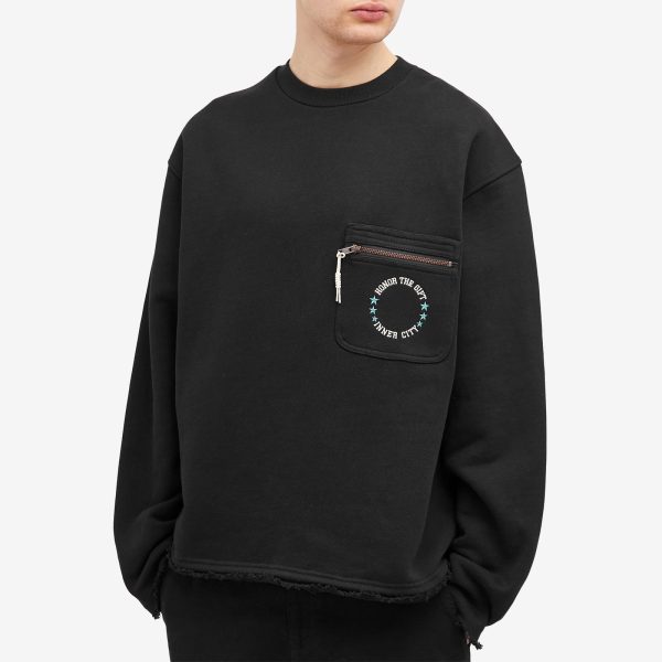 Honor the Gift Pocket Crew Sweater