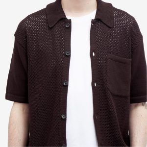 Oliver Spencer Mawes Short Sleeve Knitted Shirt