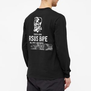 BAPE Long Sleeve Ursus Camo Tape T-Shirt