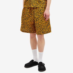 Palm Angels Leopard Shorts