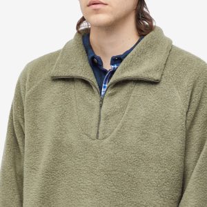 Beams Plus Half Zip Popover Fleece Jacket