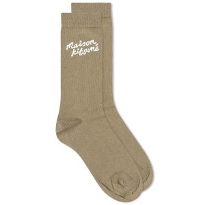 Maison Kitsuné Handwriting Socks