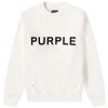 Purple Brand Logo Crew Neck T-Shirt