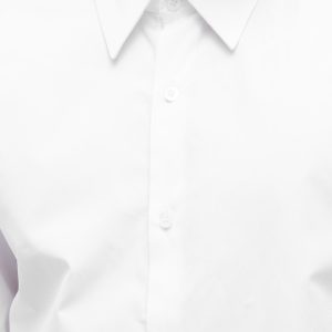 Dries Van Noten Curle Poplin White Shirt