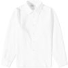 Dries Van Noten Curle Poplin White Shirt