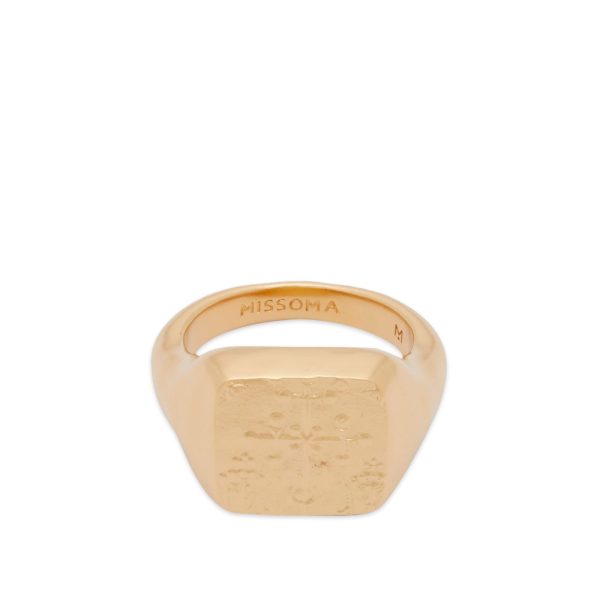 Missoma x Lucy Williams Signet Coin Ring
