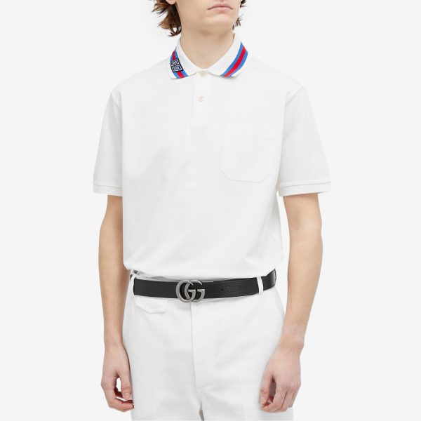 Gucci Collar Logo Polo Shirt