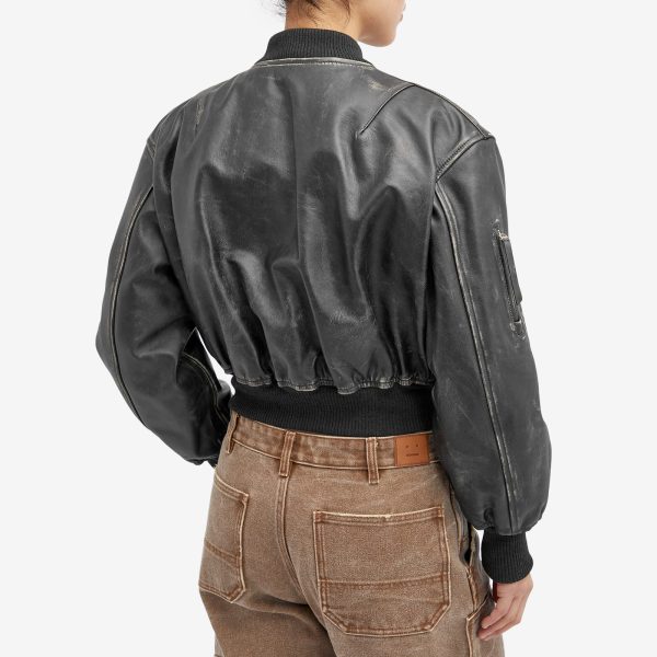 Acne Studios New Lomber Leather Jacket