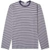 Sunspel Long Sleeve English Stripe T-Shirt