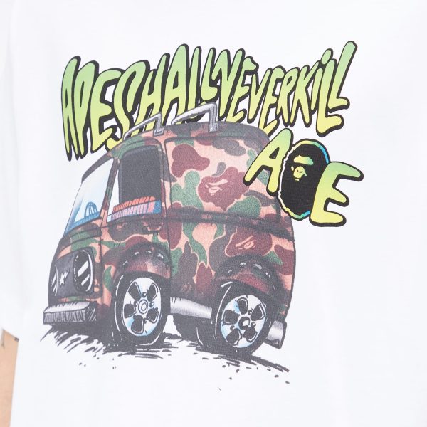 A Bathing Ape Bape Car Graphic T-Shirt
